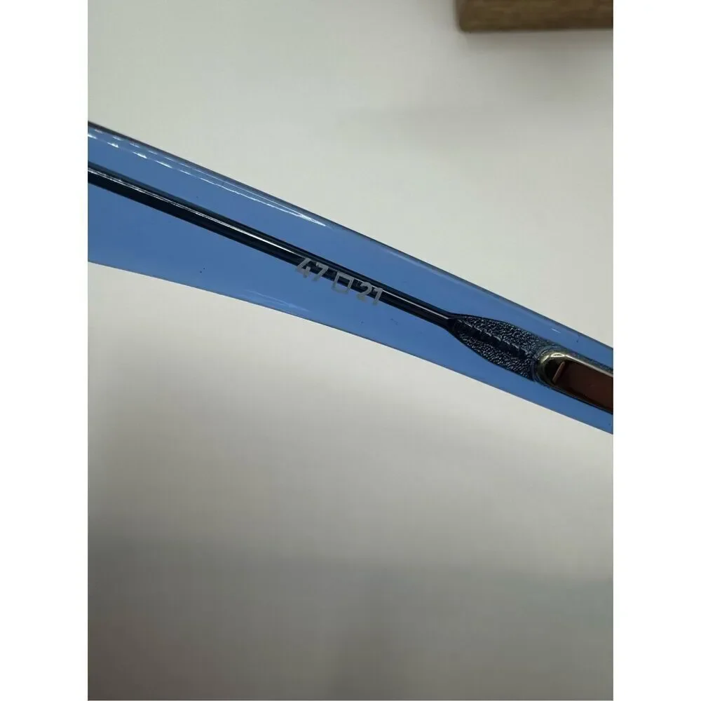 eyebobs Clearly frames crystal blue new without case no strength